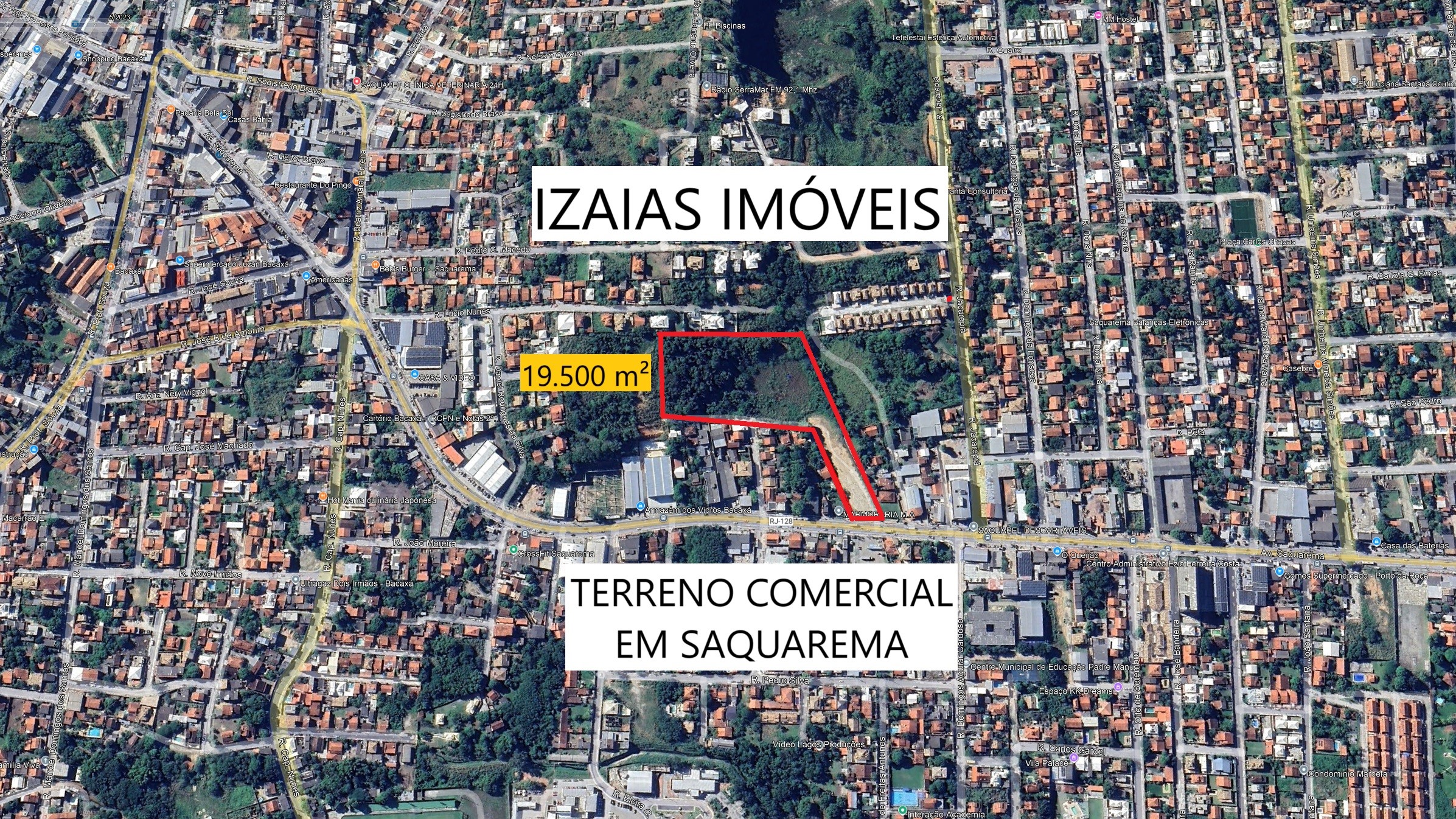 COD 430: TERRENO COMERCIAL EM SAQUAREMA.